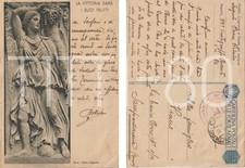 WW2 LA VITTORIA DARA' FRANCHISE ... P.M. MILITARY POST 50 X SAMPIERDARENA