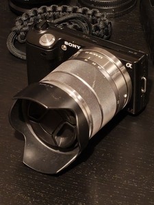 Sony NEX-5 Mirrorless Camera + 18-55 OSS Lens, Vintage Lenses Bundle