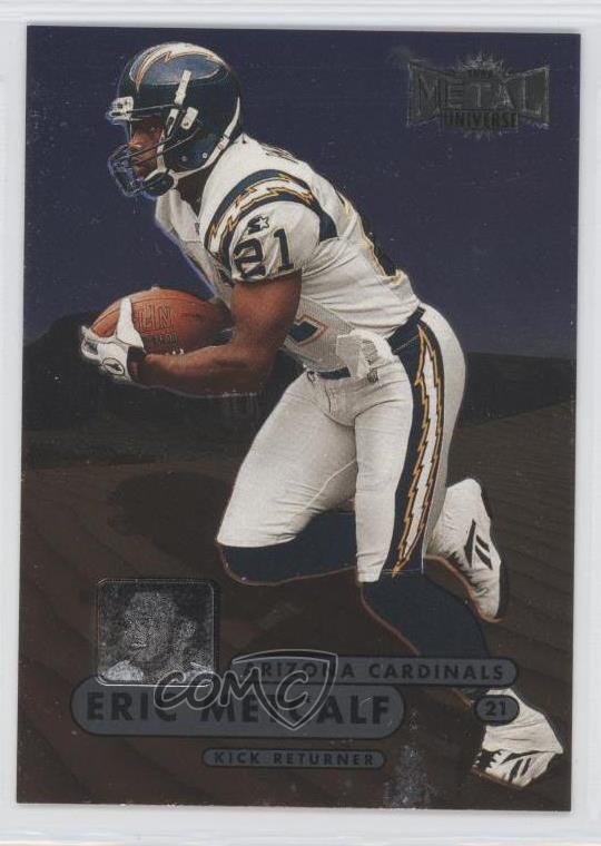 1998 Metal Universe Eric Metcalf #164 0a0