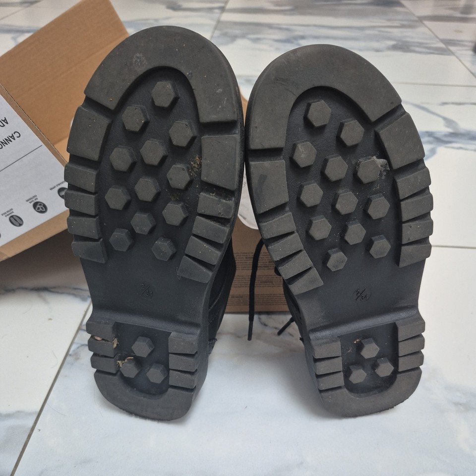 George Best Models George Girls Black Lace Up School Shoes Size UK 2 | eBay UK