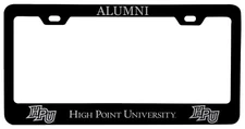 High Point University Alumni Engraved Metal License Plate Frame