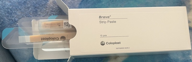 Coloplast #026555 Brava Strip Paste - Box of 10 Moldable Strips -  New in Box!!!
