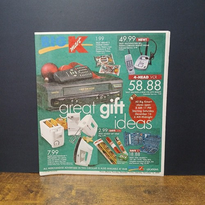 #ad Vintage December 2000 Kmart Newspaper Advertisement Insert $17.95