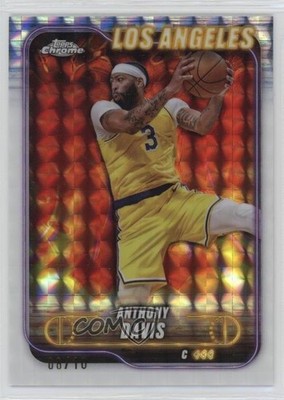 2024-25 Topps Chrome White Geometric Refractor 8/10 Anthony Davis #86 17uv
