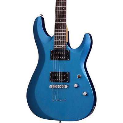 Schecter Guitar Research C6 Deluxe Electric Guitar Metallic Blue