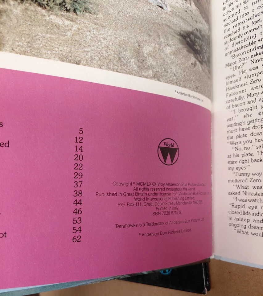 Terrahawks Annuals - Vintage Gerry Anderson 83 & 84 Comic Hardcover Foto 4 de 4