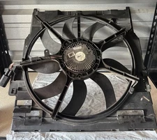11-16 BMW X5 E70 X6 E71 N55 Engine Cooling Fan Assembly OEM