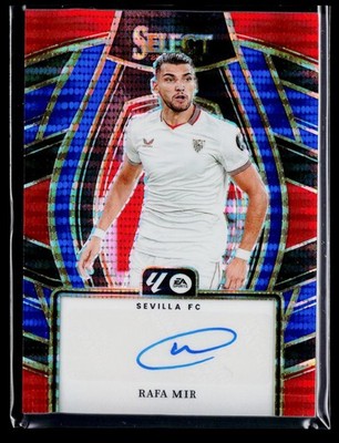 2023-24 Panini Select La Liga SE-RM Rafa Mir Blue Pulsar Auto