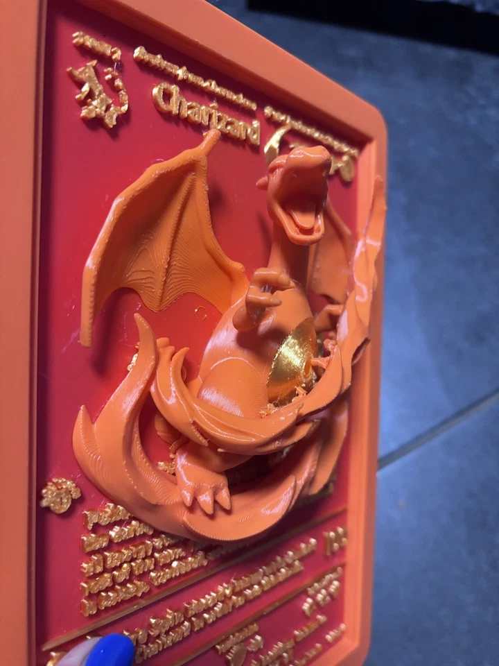 réplique cadre carte pokemon géante en relief 3D🌟 - Photo 4/4