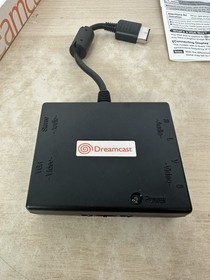 Vintage Sega Dreamcast VGA Box HKT-8100 Japan Official Adapter with Box & Manual