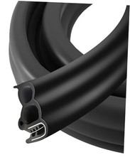 Automotive Door Weather Stripping, Car Door Rubber Seal Strip Trim with 5 Feet