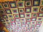 Handmade Cotton  Quilt 103"  x  93" — photo 1