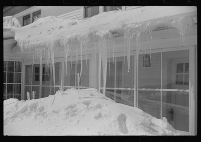 Smuggler's Notch Stowe Vermont 1939 Ski Tavern Lodge Mount Mansfield Snow