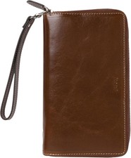 Filofax Malden Zip Organizer, Personal Compact Size, Ochre - Tactile, Full-Gr...