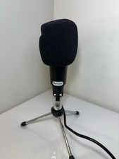 FIFINE Freestanding Wired Desktop Microphone w/ Tripod Stand, Black Untested