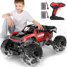 RC Trucks 4x4 Offroad Waterproof - 1:12 Scale Large Amphibious Remote Control...