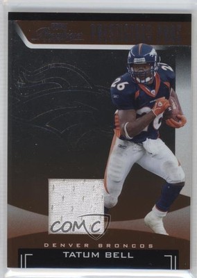 2006 Playoff Prestige Prestigious Pros Bronze Materials 6/50 Tatum Bell 0f8