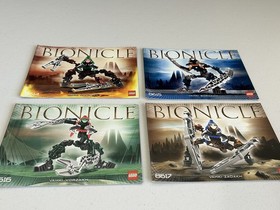 Lego Bionicles 8614-8617 Metru Nui VAHKI Complete Set of 4 with Disks