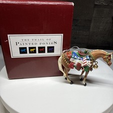 The Trail Of Painted Ponies Happy Holidays Ornament 2005 Retired w/Orig Box