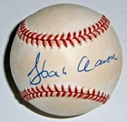 BRAVES Hank Aaron signed NL baseball JSA LOA AUTO Autographed Milwaukee HR King
