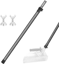 Beach Sand Scoop Handle Carbon Fiber Telescopic 47 Inch
