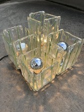 Ceiling wall Lamp Carlo Nason Mazzega Murano Toso