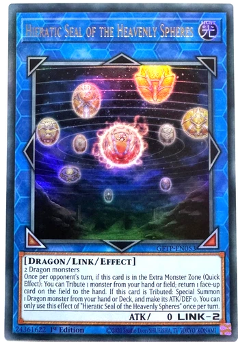 Hieratic Seal of the Heavenly Spheres - GFTP-EN053 | 1st Edition Ultra Rare