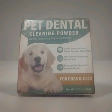 Pet Dental Cleaning Powder - For Dogs Cats, New