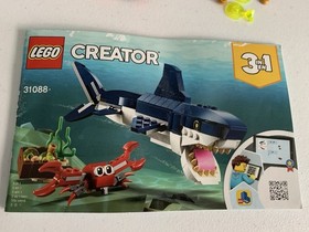 LEGO CREATOR: Deep Sea Creatures (31088) & Mighty Dinosaurs (31058) - Complete