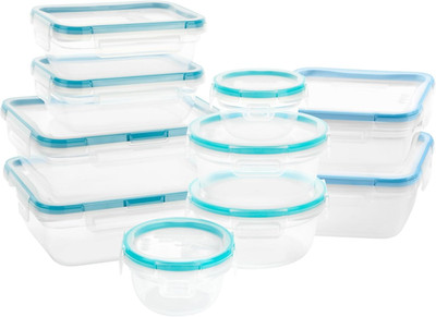Plastic Total Solutions (10-Pack, Mixed Sizes) Food Storage Containers Set, Airt