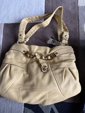 Gorgeous Makowsky Cream Leather Handbag new with protection bag