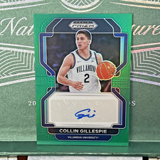 2022 Panini Prizm Draft Picks Collin Gillespie DP-COL RC Green Prizm Auto
