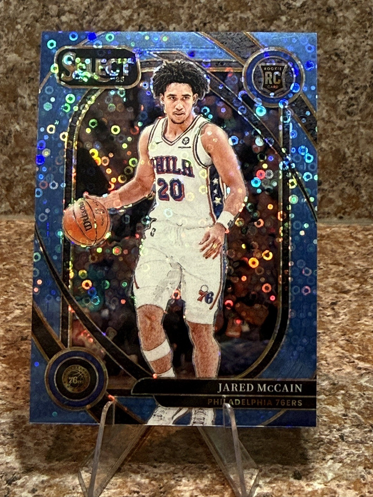 2024-25 Select -Light Blue Disco Prizm Courtside Jared McCain /99 (RC) #283