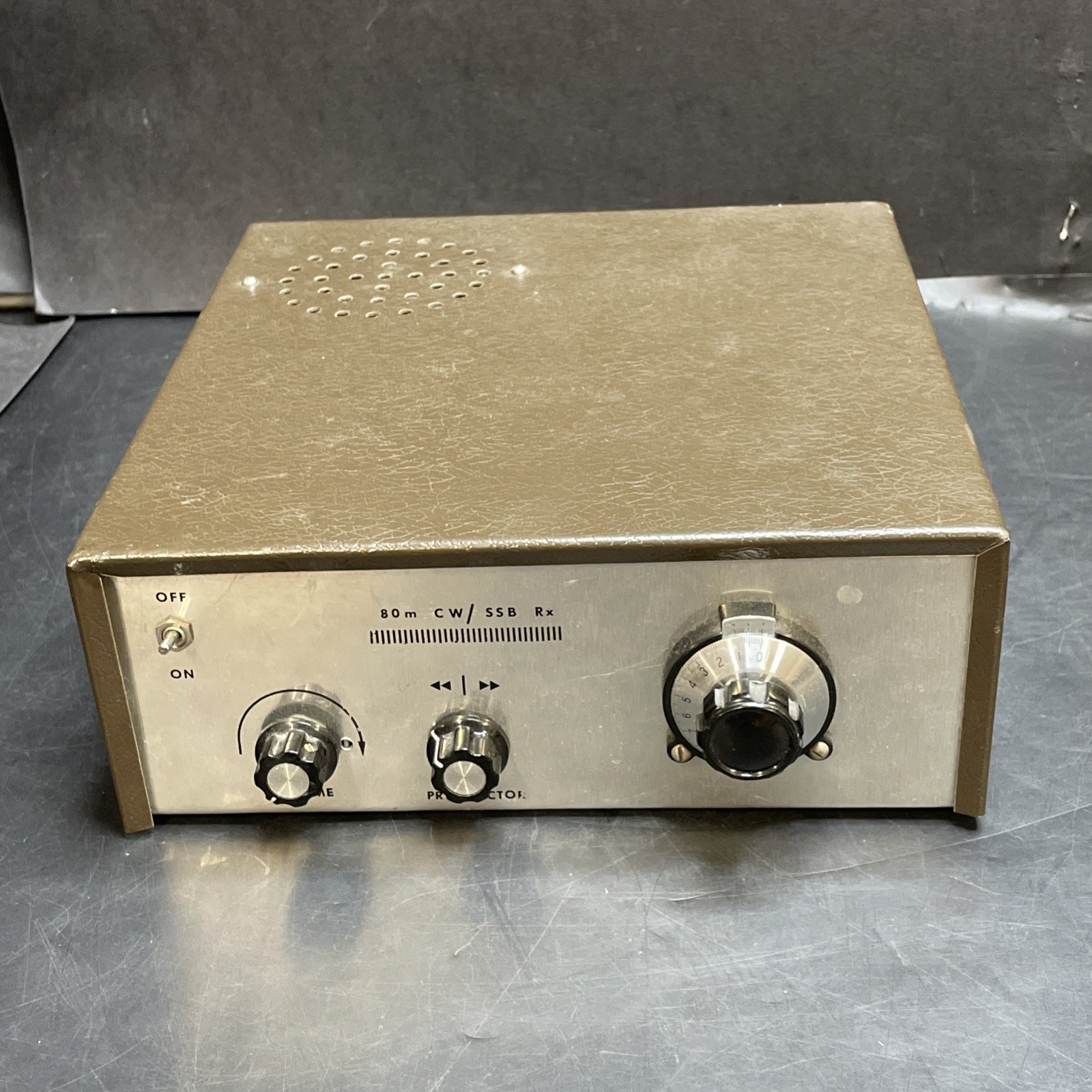 Custom Built Shortwave Radio Receiver 80m 3.5-4.0mhz CW/Morse Code & SSB