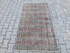 Pink rug, Turkish rug, Vintage Rug, Wool rug, Large rug, Area rug, 3 x 5.8 ft