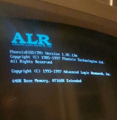 ALR Flyer VL 486DX4-100 Intel OverDrive VLB Vintage DOS PC ISA / Vesa Bus Tested