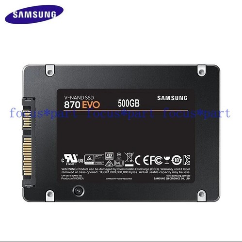 2.5 in Samsung 870 EVO 500 GB Internal Solid State SSD SATA 3 for Laptop Desktop - Afbeelding 2 van 6