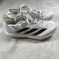 adidas Adizero Instinct Softball Cleats Womens 8.5 IF3361 White/Black Metal