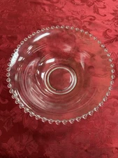 Vintage imperial Candlewick 10” Crystal Bowl