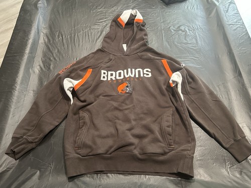 Cleveland Browns NFL Football Reebok Men’s Hoodie LG Used