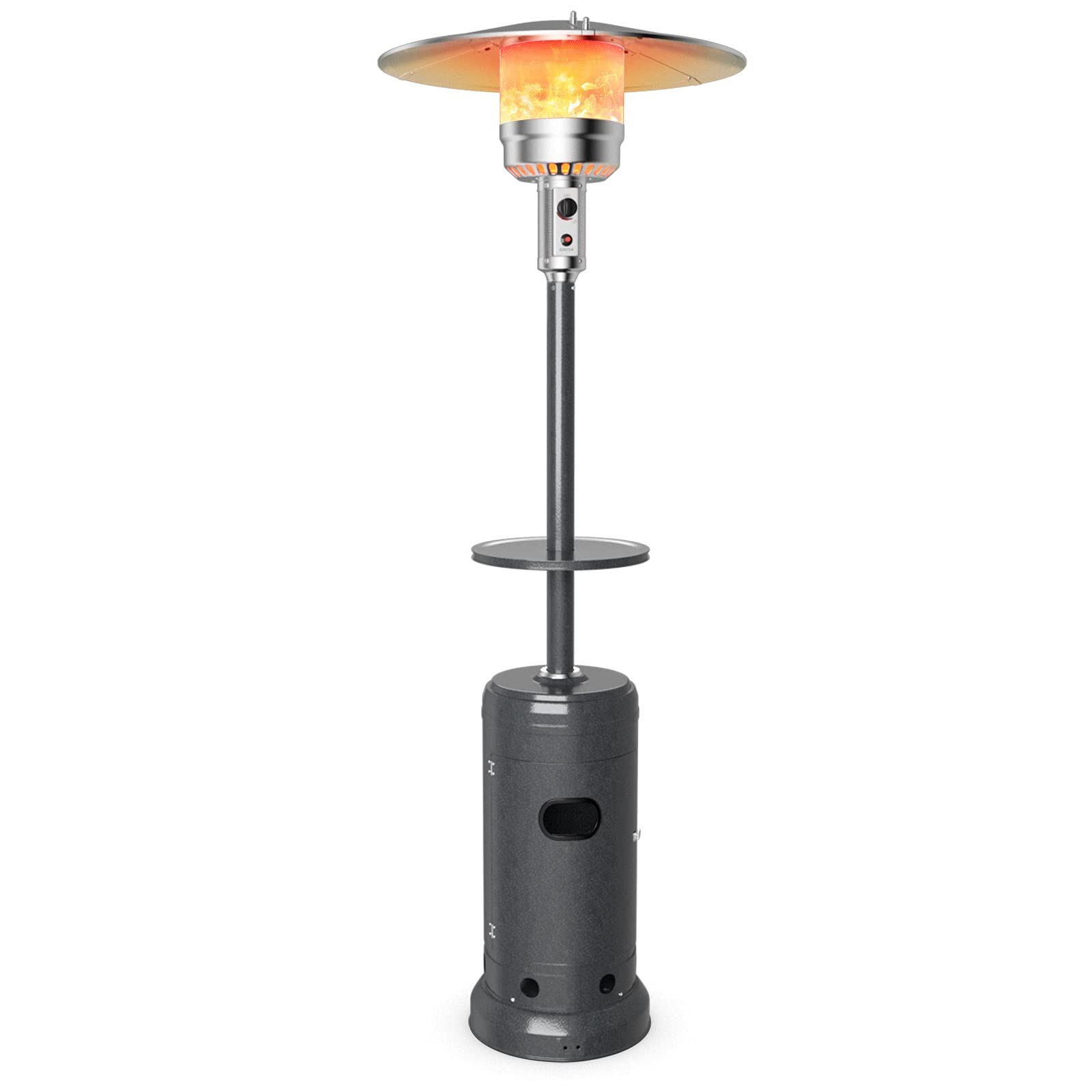 , Portable Propane Heater W/drink Helf Tabletop