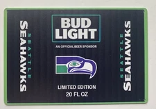 Bud Light Beer Seattle Seahawks Sign - Budweiser - NFL - Football League