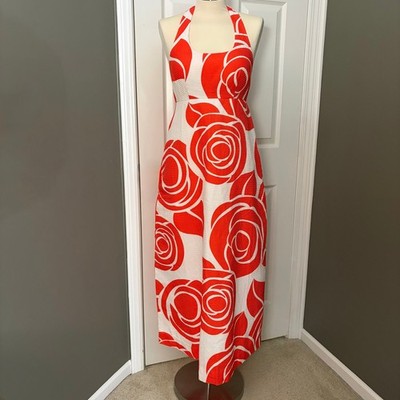 Frances Valentine Malia Orange Abstract Waffleweave Halter Maxi Dress 6 NWT | eBay Frances Valentine Malia Orange Abstract Waffleweave Halter Maxi Dress 6 NWT | eBay