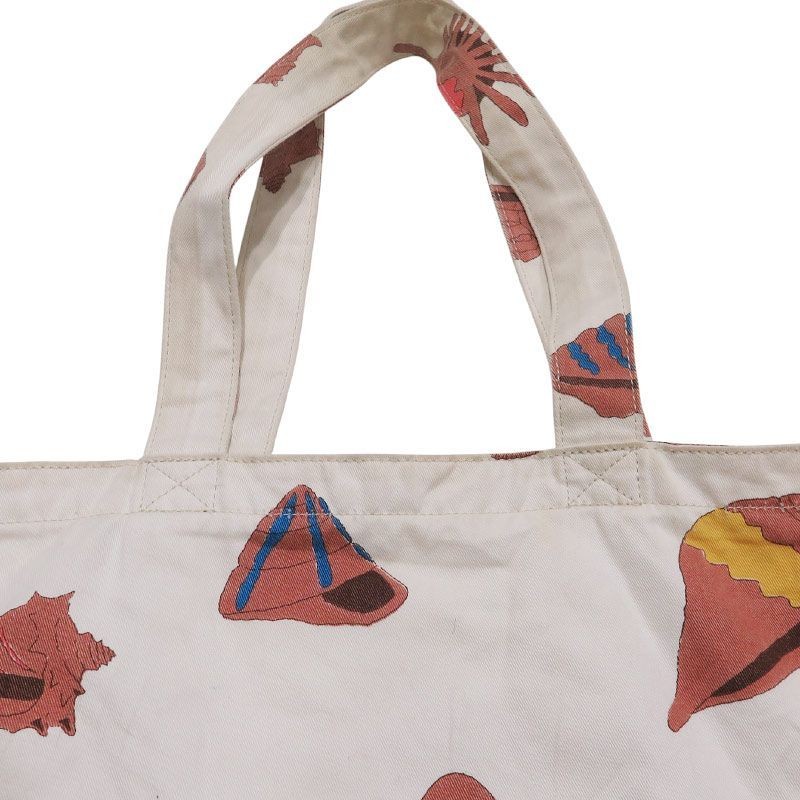 Visvim Shells Tote Bag Ivory Shell Design Men Han… - image 15