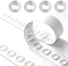 30 Pcs NFC Tags NTAG215 NFC Tag Stickers round White NFC Cards,504 Bytes Memory