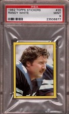 1982 TOPPS STICKERS # 133 RANDY WHITE ☆ONLY 6 HIGHER☆ DALLAS COWBOYS PSA 9 MINT