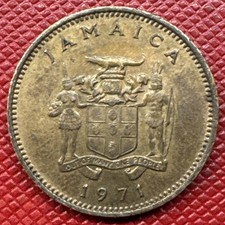 Jamaica 1971 Bronze 1 Cent. KM# 45