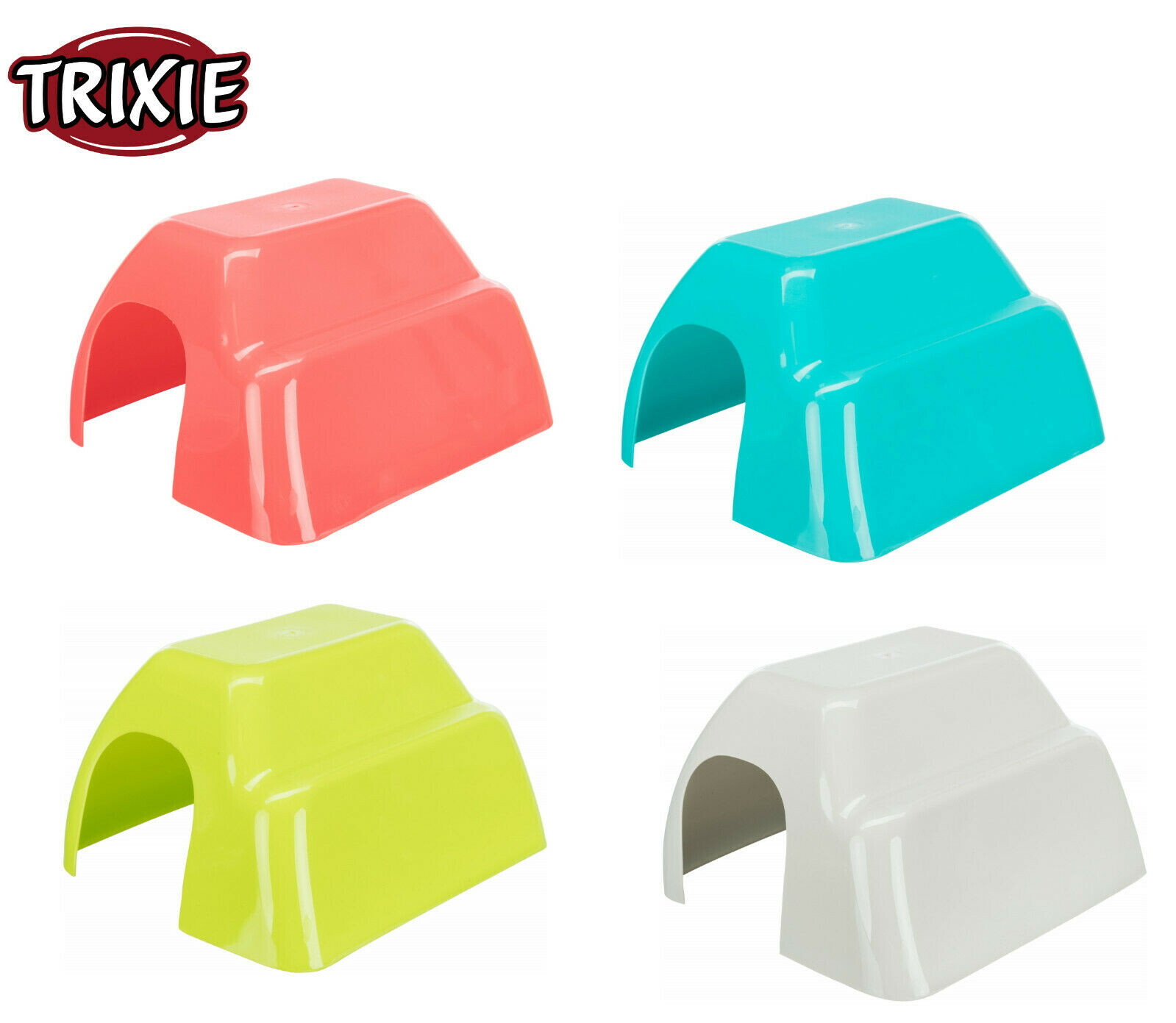 TRIXIE LARGE PLASTIC GUINEA PIG DWARF RABBIT CAGE HUTCH HIDE HOUSE