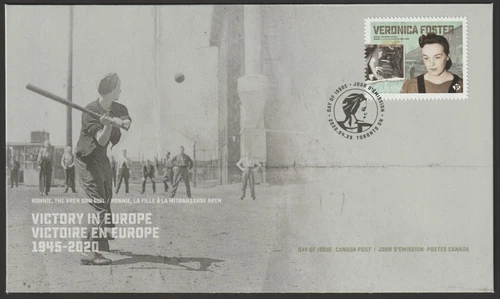 Canada #3241, Victory in Europe, Léd Major, Official First Day Cover, FDC 2020