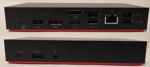 Lenovo ThinkPad USB-C Dock Gen2 Type 40AS FRU PN 03X7609 - mit Netzteil - Bild 3 von 20